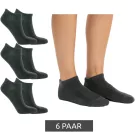 6 pár TASTIQ női & gyerek edzőcipő Zokni, simple pamut Zokni in a ajándék doboz, sport Zokni, szürke Méret: 35_38