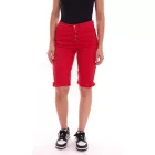 DELMAO női summer Nadrág, farmer Sort Rövidnadrág, pamut Nadrág 97270327 piros Méret: 36