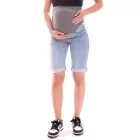 nine 9 months női pelenkázó Sort Rövidnadrág comfortable pregnancy Sort Rövidnadrág nadrág summer nadrág 75347701 kék/szürke Méret: 34