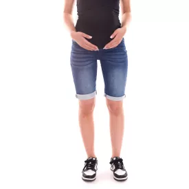   nine 9 months női pelenkázó Sort Rövidnadrág comfortable pregnancy Sort Rövidnadrág nadrág summer nadrág 31437214 kék/fekete Méret: 40