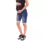 nine 9 months női nadrág summer pelenkázó Sort Rövidnadrág comfortable pregnancy Sort Rövidnadrág nadrág summer nadrág kék/szürke vagy kék/fekete Méret: 40