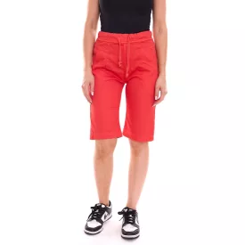   PLEASE női szövet Sort Rövidnadrág nadrág nadrág  tie bermuda rövidnadrág summer nadrág 49786149 piros Méret: S