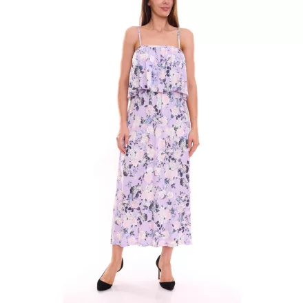 melrose női maxi ruha nőies bandeau ruha virágos all-over mintával 55799824 lila Méret:34