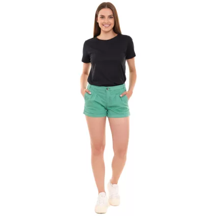 AjC női Hot nadrág  Creases Chino Sort Rövidnadrág  fix Turn-Up Summer Sort Rövidnadrág 83031904 zöld Méret: 34