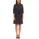 Laura Scott Bubblecrepe ruha Női miniruha teljes virágmintával sifon ruha 12329967 Fekete/Többszínű Méret:34