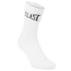 10 pár EVERLAST férfi sport Zokni  pamut tartalom, női Zokni, hosszú Zokni, OEKO-TEX Standard EVL1TENX, fehér vagy fekete Méret: 39_42