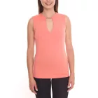 melrose női felső stílusos nyári ing kulcslyuk nyakkivágással 33295914 Narancs Méret:34