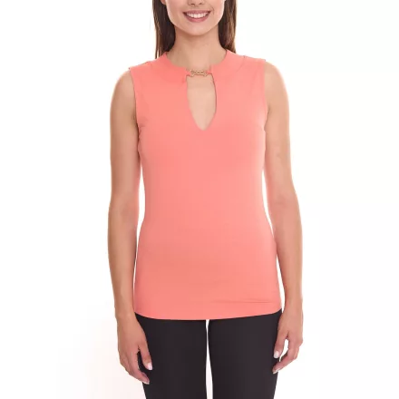 melrose női Top stílusos summer Ing  kulcslyuk neckline 33295914 narancssárga Méret: 40