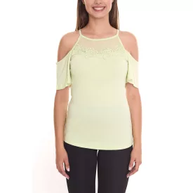   MELROSE női off-válltáska Ing  virágos sapkaár, elegáns going-out Top  89386742 fekete Méret: 44