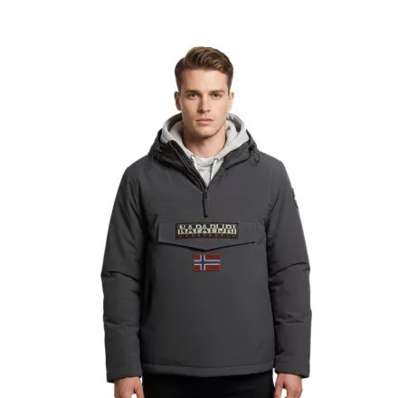 NAPAPIJRI Rainforest víz-repellent anorak dzseki kabát Kabát winter dzseki kabát Kabát NP0A4GMCH981 szürke Méret: L