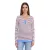 AjC női hosszú-sleeved Ing  fűző, figura-hugging pamut Ing 12726709 fehér/kék/piros Méret: 32_34