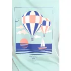 AjC női póló  various prints, nadrág-sleeved summer Ing, pamut, mint, rózsaszín vagy fehér Méret: 32_34