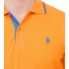 U.S. POLO ASSN. férfi polo Ing, alap Ing, pamut Ing, nadrág-sleeved Ing, 197 63899 52520 sárga vagy narancssárga Méret: L