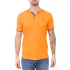 U.S. POLO ASSN. férfi polo Ing, alap Ing, pamut Ing, nadrág-sleeved Ing, 197 63899 52520 sárga vagy narancssárga Méret: XL