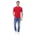 U.S. POLO ASSN. férfi polo Ing, alap Ing, pamut Ing, nadrág-sleeved Ing, 197 61092 52520 155 piros/kék Méret: L