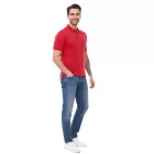 U.S. POLO ASSN. férfi polo Ing, alap Ing, pamut Ing, nadrág-sleeved Ing, 197 61092 52520 155 piros/kék Méret: L