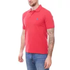 U.S. POLO ASSN. Férfi póló, egyszínű vagy színes díszítéssel, Alap póló, Pamut póló, Rövid ujjú póló, Sárga, kék, piros, zöld, türkiz, világoskék, fekete Méret:L