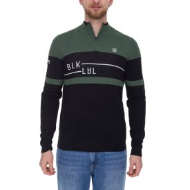   DARE 2b Outgoing II férfi pulóver Troyer  Antibacterial Odor Control pulóver DMK312_P7T fekete/zöld Méret: M