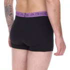 csomag of 2 Kappa férfi boxeralsó Sort Rövidnadrág  márka lettering és logo underpants 351K1JW ADM fekete/lila Méret: XL