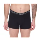 csomag of 2 Kappa férfi boxeralsó Sort Rövidnadrág  márka lettering és logo underpants 351K1JW fekete/lime vagy fekete/violet Méret: M