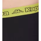 csomag of 2 Kappa férfi boxeralsó Sort Rövidnadrág  márka lettering és logo underpants 351K1JW fekete/lime vagy fekete/violet Méret: M