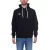 Outfitter Ocean Fabrics Thai férfi pulóver sustainable hooded Pulóver in alap stílus OUT-M-1003-OTW-03 fekete Méret: S