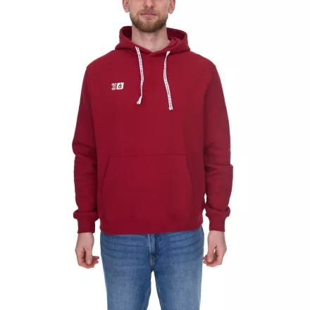 Outfitter Ocean Fabrics Thai férfi pulóver sustainable hooded Pulóver in alap stílus OUT-M-1003-OTW-36 piros Méret: M