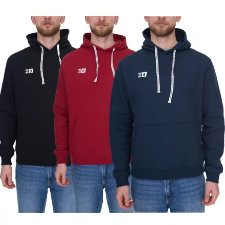 Outfitter Ocean Fabrics Thai férfi pulóver sustainable hooded Pulóver in alap stílus OUT-M-1003-OTW fekete, piros vagy sötét kék Méret: S