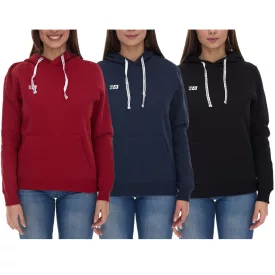   Outfitter Ocean Fabrics Thai női kapucnis pulóver fenntartható kapucnis pulóver alapstílusban OUT-W-1003-OTW fekete, piros vagy sötétkék Méret:S