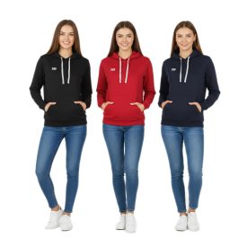   Outfitter Ocean Fabrics Thai férfi és női pulóver sustainable pamut Pulóver  kapucni in alap stílus OUT-1003-OTW fekete, piros vagy sötét kék Méret: S