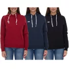 Outfitter Ocean Fabrics Thai férfi és női pulóver sustainable pamut Pulóver  kapucni in alap stílus OUT-1003-OTW fekete, piros vagy sötét kék Méret: S