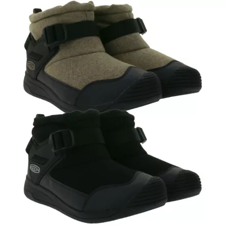 KEEN Hoodromeo férfi winter boka csizma cipő  garbó bélés, snow csizma -ig -20 degrees, insulating winter csizma 102679 fekete vagy bézs Méret: 43
