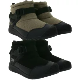   KEEN Hoodromeo férfi winter boka csizma cipő  garbó bélés, snow csizma -ig -20 degrees, insulating winter csizma 102679 fekete vagy bézs Méret: 43
