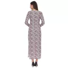 Aniston női summer ruha  virágos all-over print maxi ruha 28702063 fehér/lila/zöld Méret: 40