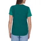 Outfitter OCEAN FABRICS TAHI női fenntartható edzőpóló hálós betétekkel fitness póló rövid ujjú póló OUT-W-1021-OTW-23 zöld Méret:M