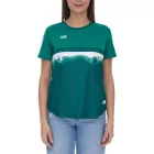Outfitter OCEAN FABRICS TAHI női sustainable training Ing  mesh inserts fitness Ing rövid ujjú Ing OUT-W-1021-OTW-23 zöld Méret: S