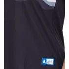 Outfitter OCEAN FABRICS TAHI női fenntartható edzőpóló hálós betétekkel fitneszpóló rövid ujjú póló OUT-W-1021-OTW-61 Fekete Méret:S