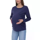 nine 9 months női simple pregnancy Ing pelenkázó divat 58374154 sötét kék Méret: 40_42