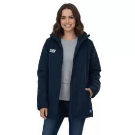   Outfitter OCEAN FABRICS TAHI női fenntartható téli dzseki állítható kapucnival őszi dzseki OUT-W-1035-OTW-42 sötétkék Méret:S