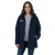 Outfitter OCEAN FABRICS TAHI női fenntartható téli dzseki állítható kapucnival őszi dzseki OUT-W-1035-OTW-42 sötétkék Méret:S