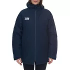 Outfitter OCEAN FABRICS TAHI női fenntartható téli dzseki állítható kapucnival őszi dzseki OUT-W-1035-OTW-42 sötétkék Méret:XS