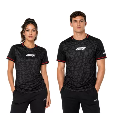 Formula 1 F1 Unisex férfi női kerek nyakú Ing  Subtle Camouflage Print sport Jersey 701222547 001 fekete/piros Méret: M