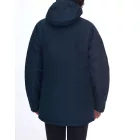 Outfitter OCEAN FABRICS TAHI női fenntartható télikabát állítható kapucnival őszi kabát OUT-W-1035-OTW sötétkék vagy fekete színben Méret:XS