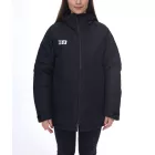 Outfitter OCEAN FABRICS TAHI női fenntartható télikabát állítható kapucnival őszi kabát OUT-W-1035-OTW sötétkék vagy fekete színben Méret:XS
