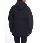 Outfitter OCEAN FABRICS TAHI női fenntartható télikabát állítható kapucnival őszi kabát OUT-W-1035-OTW sötétkék vagy fekete színben Méret:XS