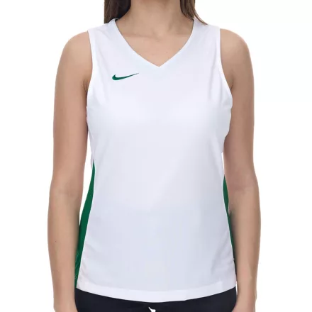 NIKE Team Basketball női Tank Top  DryFit sport Ing Training Ing NT0211-104 fehér/zöld Méret: XS
