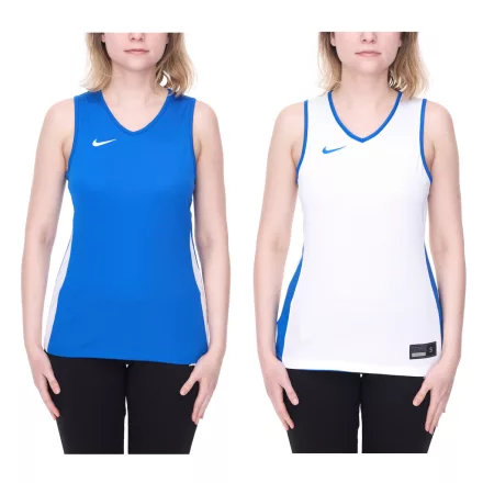 NIKE Team Basketball fordítható női trikó Dri-FIT technológiával Edzőpóló Fordítható sportpóló NT0213-463 Kék/Fehér Méret:XXL