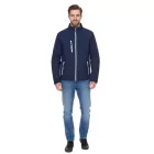 SANTINO férfi vízlepergető softshell dzseki, kültéri dzseki, hétköznapi dzseki 1009676 kék Méret:M