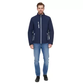   SANTINO férfi víz-repellent softshell dzseki kabát Kabát, outdoor dzseki kabát Kabát, everyday dzseki kabát Kabát 1009676 kék Méret: S