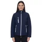 SANTINO női vízlepergető softshell dzseki, kültéri dzseki, hétköznapi dzseki 1018311 kék Méret:L
